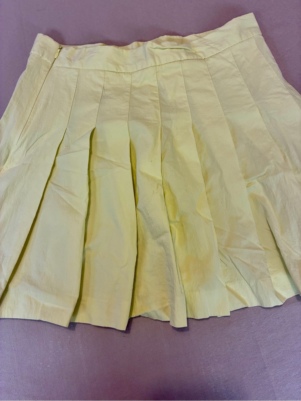 Never worn! Zara yellow tennis skirt
